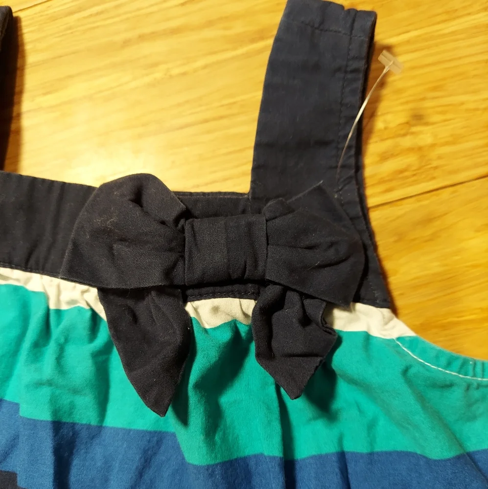 🎁 10/$25- Gymboree stripped blue and tall dress,  size 6